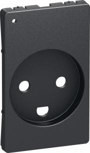 koksgr� jord med 2-pol v 230 led-lampe med modul 5 1 stikkontakt for afd�kning fuga lk