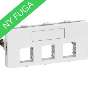 hvid 2m 3xrj45 dataudtag fuga