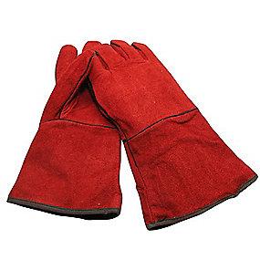 elektrodesvejsning co til oksespalt-helforet rød kraftigt 9 str europa svejsehandske