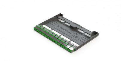 gr - adapters singlemode duplex apc lc 12 med monteret modul kassette apc lc way 24 hi-dex
