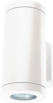 230v hvid led 5w 2x4 ned op metro