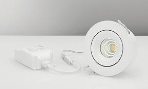 led-downlight ip44 230v hvid tune md-70 malmbergs