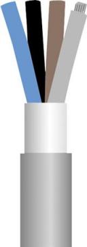 afm�lt - 1mm �21 dk-axq-al-m halogenfri installationskabel massiv aluminium mm2 4x25