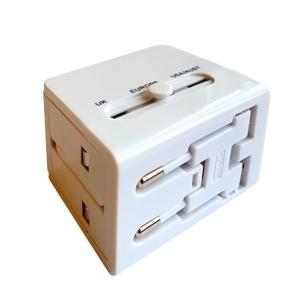 hvid 2xusb m all-in-one rejseadaptor