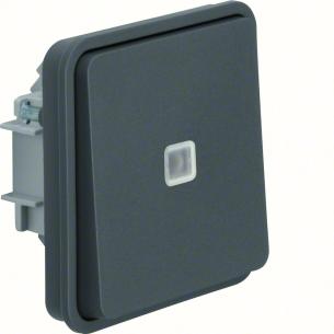 w1 led d r med indsats korr afbryder