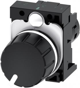 skrueklemme holder med ohms 10k sort plastik rund mm 22 kompakt potentiometer