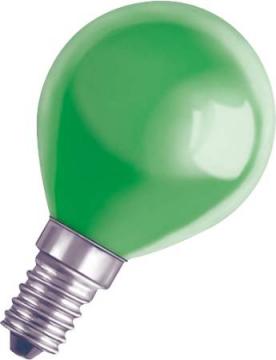 kronepære kulørt 240v e14 11w grøn decor osram