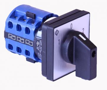 e a401 ca10 g251 greb standard 48x48mm frontplade f071 1-0-2 skilt frontmontage huls 4 20a polet 3 fasevender vendeomskifter naimer kraus