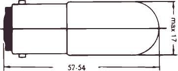 5-7w 140v 110 ba15d delampe gl