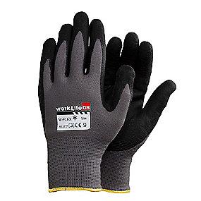 gr� foret let strik halvdyppet 9 str vinterhandske w-flex
