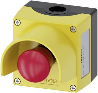 m20 x 1 bund og top montering basis 1nc tryk 40mm metal hul 1 beskyttelseskrave med gul top rund mm 22 trykknapkasse