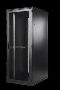 sort r d perforeret 42u 600x1000x1980 serverrack