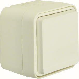 w1 komplet hvid schuko stikkontakt