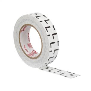 skrift hvid med tape sort m 10 x mm 15 l3 fasemarkeringstape l3 1700p temflextm 3mtm