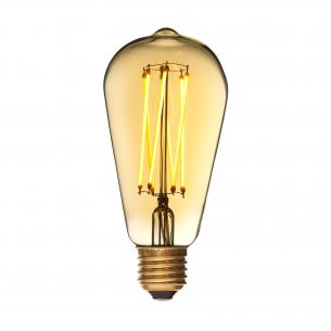 dim 150lm 5w 2 e27 gold edison led danlamp