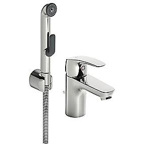 bruser bidetta og bundventil med håndvaskarmatur safira oras