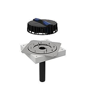 kningsfolier tagd til relsesflange fastg med nd tagbr pluvia geberit