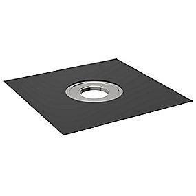 bitumenbane med perforeret tilslutningsblik pluvia geberit