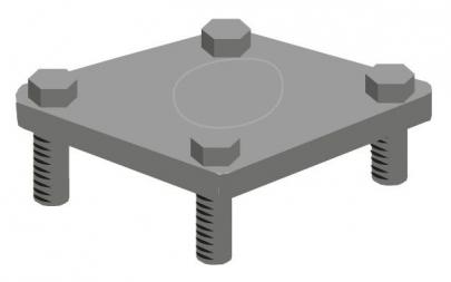 oezxre040 bning -ud sl med cover ring-flange