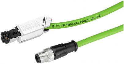 kabel trailing fc ie plug-145 rj45 fc ie m12-180 tilslutningskabel ie