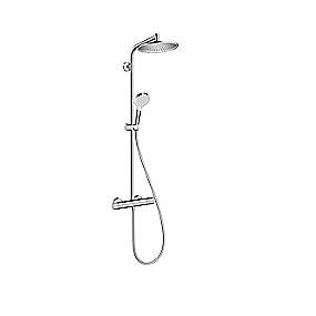 krom showerpipe ecosmart 240 s crometta hansgrohe