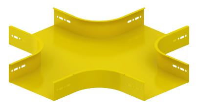ral1023 fzs 60hx200x1mm flad x-stykke