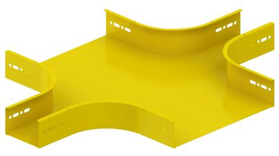 ral1023 60hx300-100x1mm reduktionsstykke x-stykke