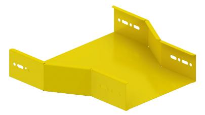 ral1023 fzs 60hx200-100mm reduktionsstykke