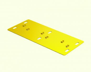 ral1023 200x1mm bundplade