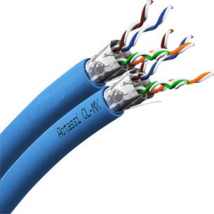 afmålt mtr 500 grøn dca dual 2x4p skærmet ftp f 6 kat datakabel actassi