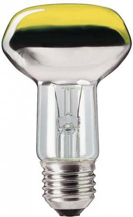 re reflektorp gul 30d e27 60w r63 spotline