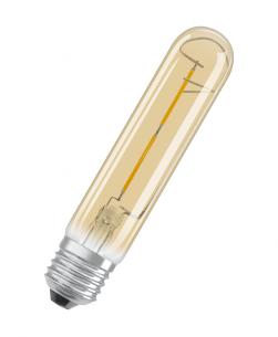 20w guld e27 824 5w 2 tubular led vintage1906 osram