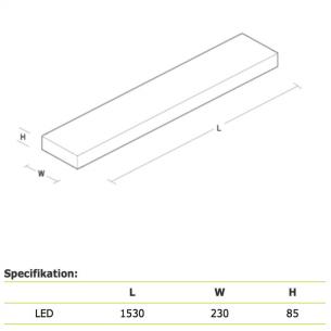 cover opal dlys n timer 3 4000k led 45w led basic