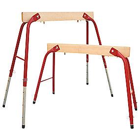 stk 2 med t s - arbejdsbord foldebuk jumbo