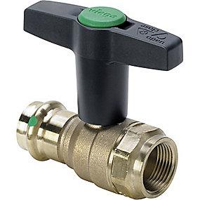 siliciumbronze muffe-muffe 4 3 x mm 22 kuglehane easytop viega