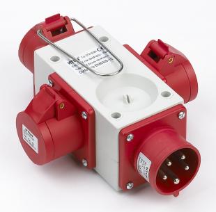 32a 400v cee 3 til 1 forgrener