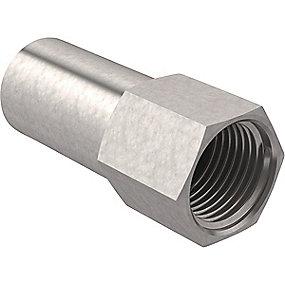 2 1 x mm 54 muffe med overgang rustfri mapress geberit