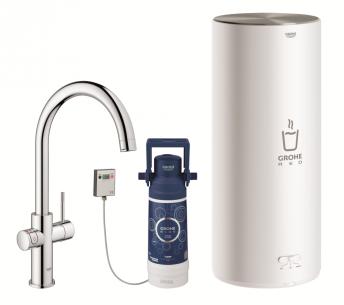 l rrelse st kedel c-tud med kkenarmatur k duo ii red grohe