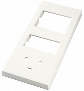 hvid stikkontakt afbryder f modul 5 2 kombiramme kennig