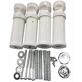 hvid curv norm til passer deradiator ndkl h af nding fastsp til stning f