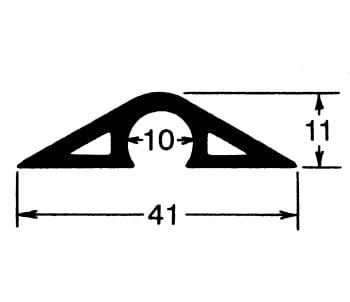 gulvkanal 11x41mm perlegrå 11040 sl tehalit
