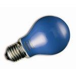 blå e27 230v 25w glødepære kulørt