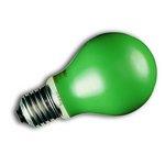 grøn e27 230v 25w glødepære kulørt