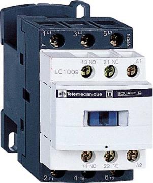 ac 380v nding styresp 1nc 1no polet 3 ac3 ved 9a ac 400v 4kw kontaktor schneider