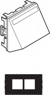 hv tp9 cl keystone 2xrj45 udtag