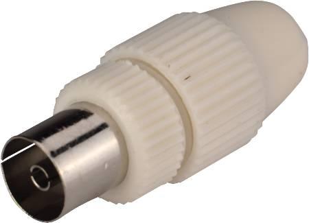 hvid hun lige coax antennestikprop