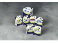5m 19mmx5 hvid p sort polyester permanent tape industri rhino dymo