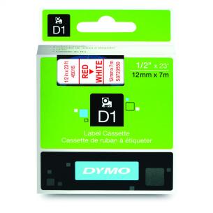 12mmx7m hvid d r tape d1 dymo