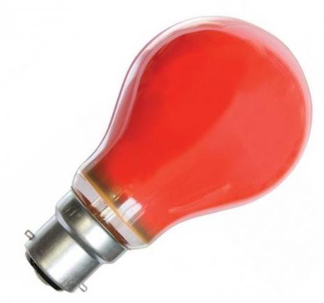 re dep gl b22 25w d r farvede standard