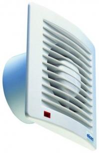 100mm 160x160mm timer og hygrostat med ventilator mht pro 100 e-style maico